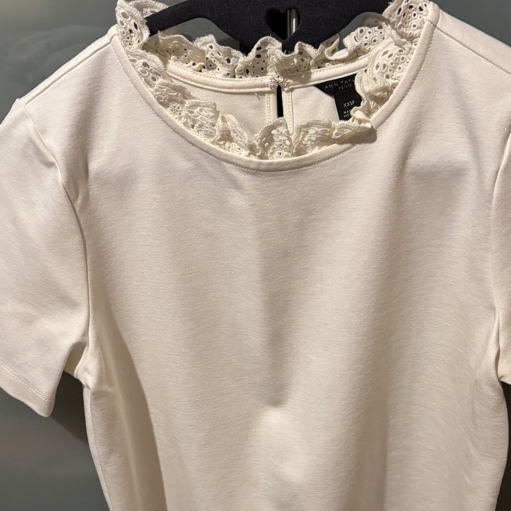 Ann Taylor petite Winter white